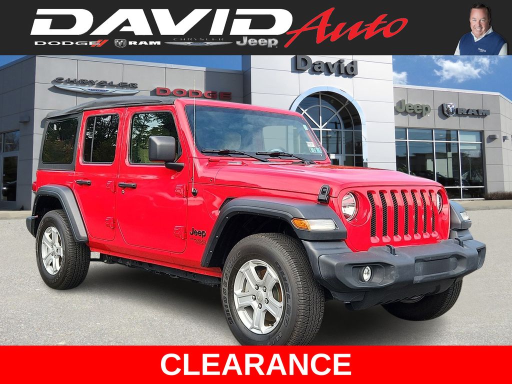 Firecracker Red Clearcoat 2021 Jeep Wrangler SUV / Crossover Four-Wheel Drive 8-Speed Automatic