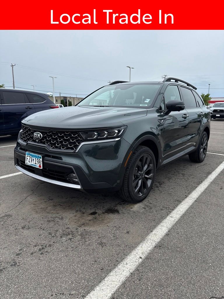 Used 2021 Kia Sorento X-Line with VIN 5XYRKDLF6MG012324 for sale in Waite Park, Minnesota