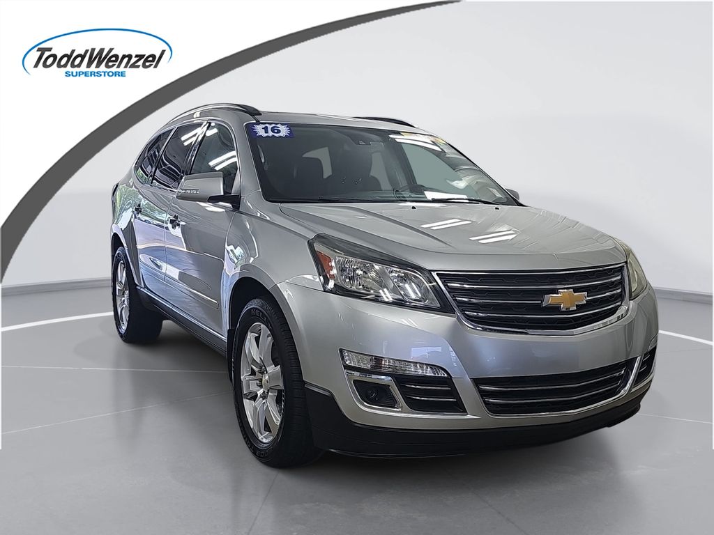 Silver Ice Metallic 2016 Chevrolet Traverse SUV / Crossover All-Wheel Drive 6-Speed Automatic