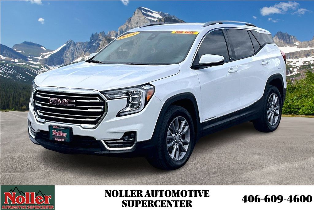 Summit White 2024 GMC Terrain SLT AWD SUV / Crossover All-Wheel Drive 9-Speed Automatic