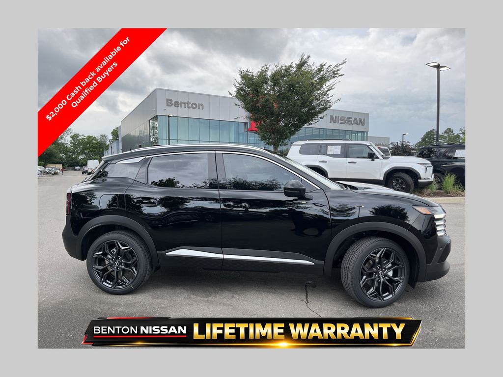 Super Black 2026 Nissan Kicks SUV / Crossover Front-Wheel Drive Continuously Variable Transmission