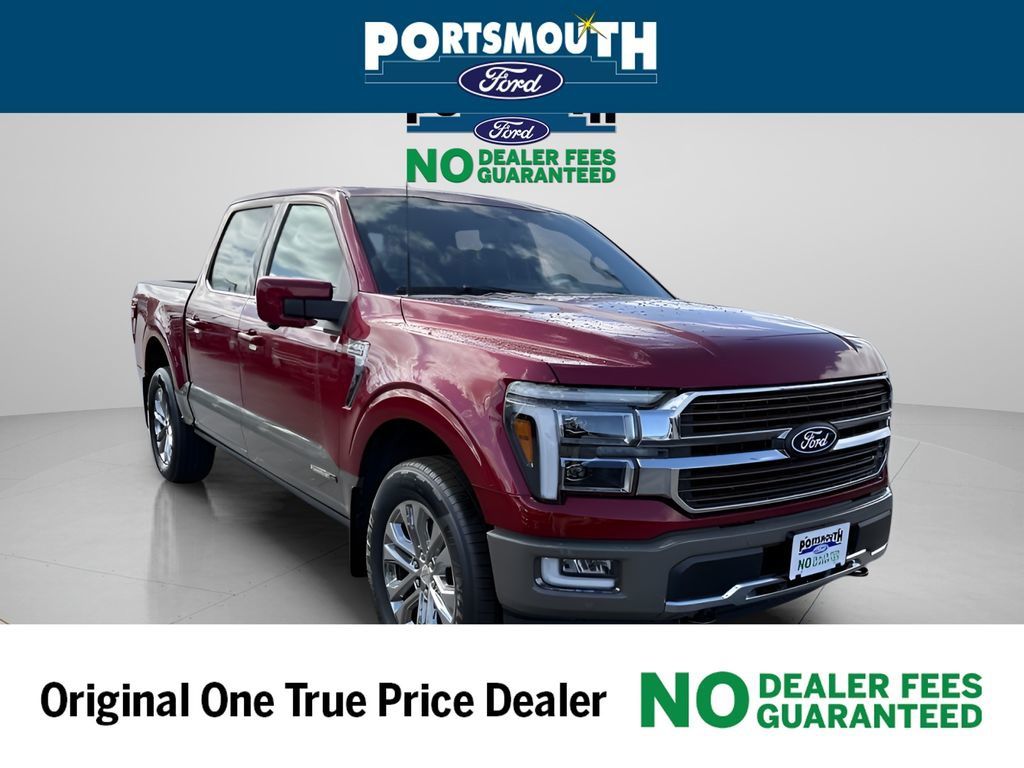Ruby Red Metallic Tinted Clearcoat 2026 Ford F-150 King Ranch SuperCrew 4WD Pickup Truck Four-Wheel Drive Automatic