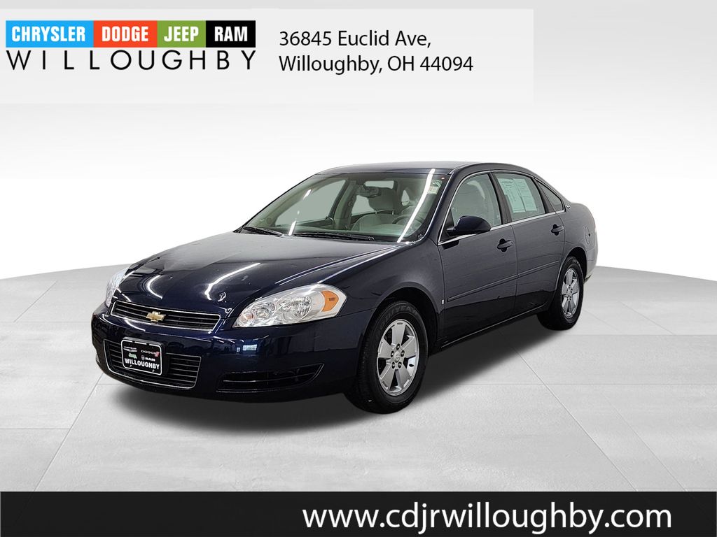 Imperial Blue Metallic 2008 Chevrolet Impala 1LT FWD Sedan Front-Wheel Drive 4-Speed Automatic Overdrive