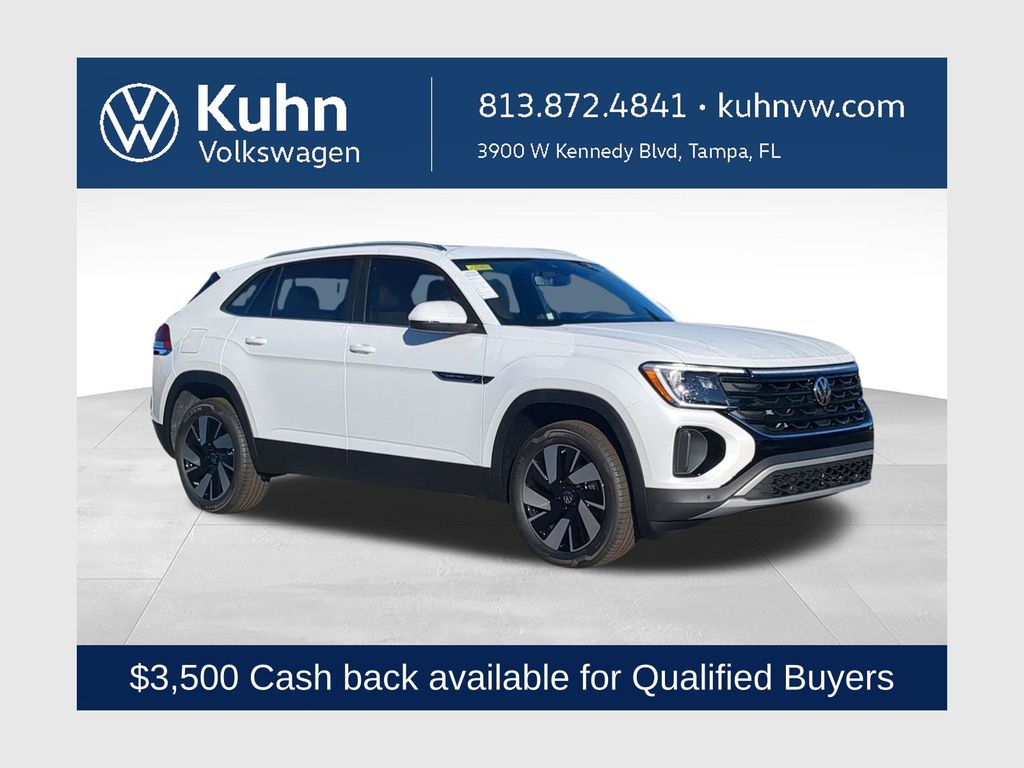 Opal White Pearl 2026 Volkswagen Atlas Cross Sport SUV / Crossover Front-Wheel Drive 8-Speed Automatic
