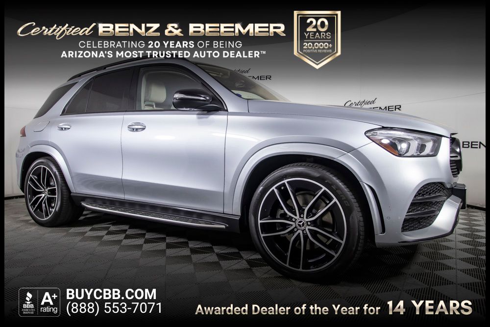Silver 2022 Mercedes-Benz GLE 450 Crossover 4MATIC SUV / Crossover All-Wheel Drive 9-Speed Automatic