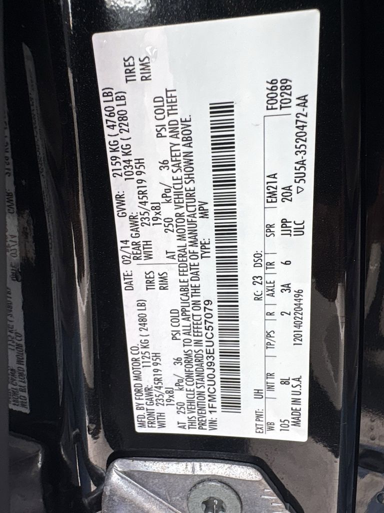 2014 Ford Escape Titanium Black at Baytown Hyundai