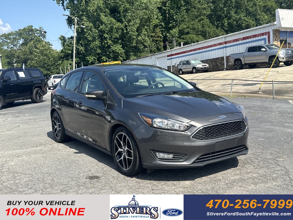 Gray (Magnetic) 2018 Ford Focus Hatchback Front-Wheel Drive 6-Speed Automatic
