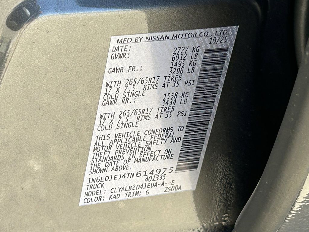 2026 Nissan Frontier SV - Photo 19