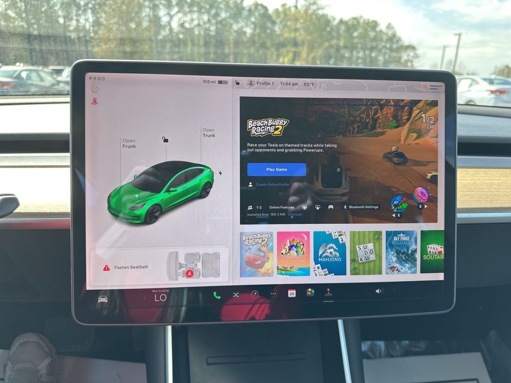 2020 Pearl White Multi-Coat Tesla Model 3 Standard RWD Sedan