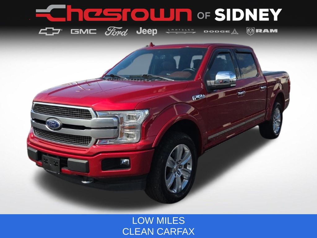 Red Metallic 2020 Ford F-150 Pickup Truck Four-Wheel Drive Automatic