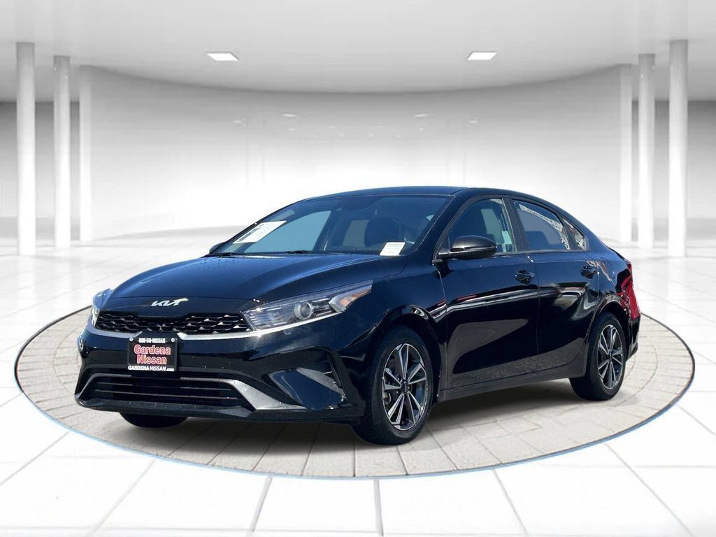 Aurora Black 2024 Kia Forte Sedan Front-Wheel Drive Continuously Variable Transmission