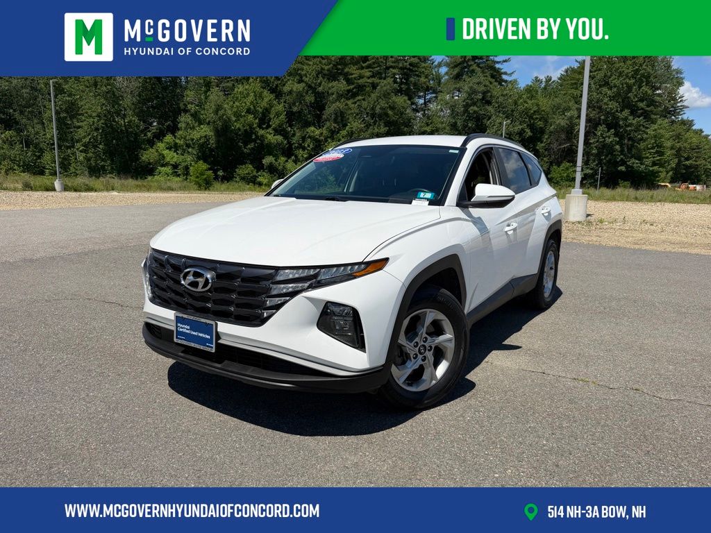 Serenity White Pearl 2023 Hyundai Tucson SUV / Crossover All-Wheel Drive 8-Speed Automatic