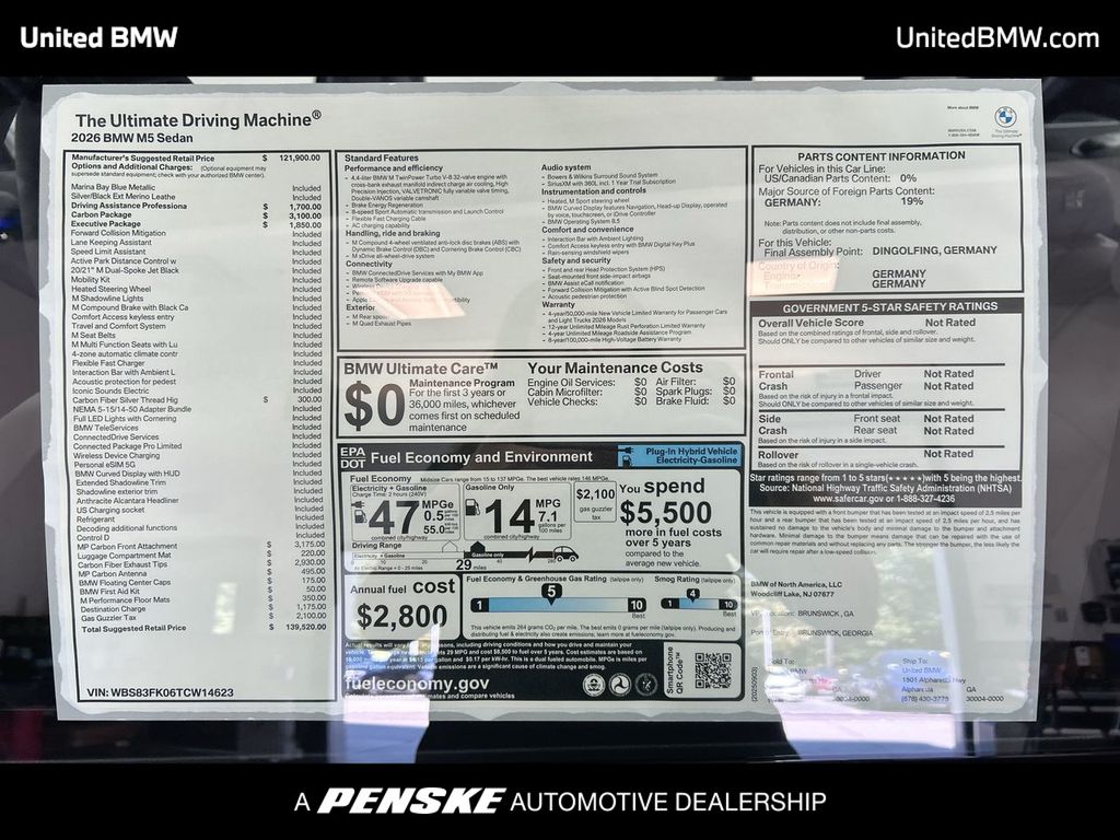 Thumbnail: 2026 BMW M5 - 22