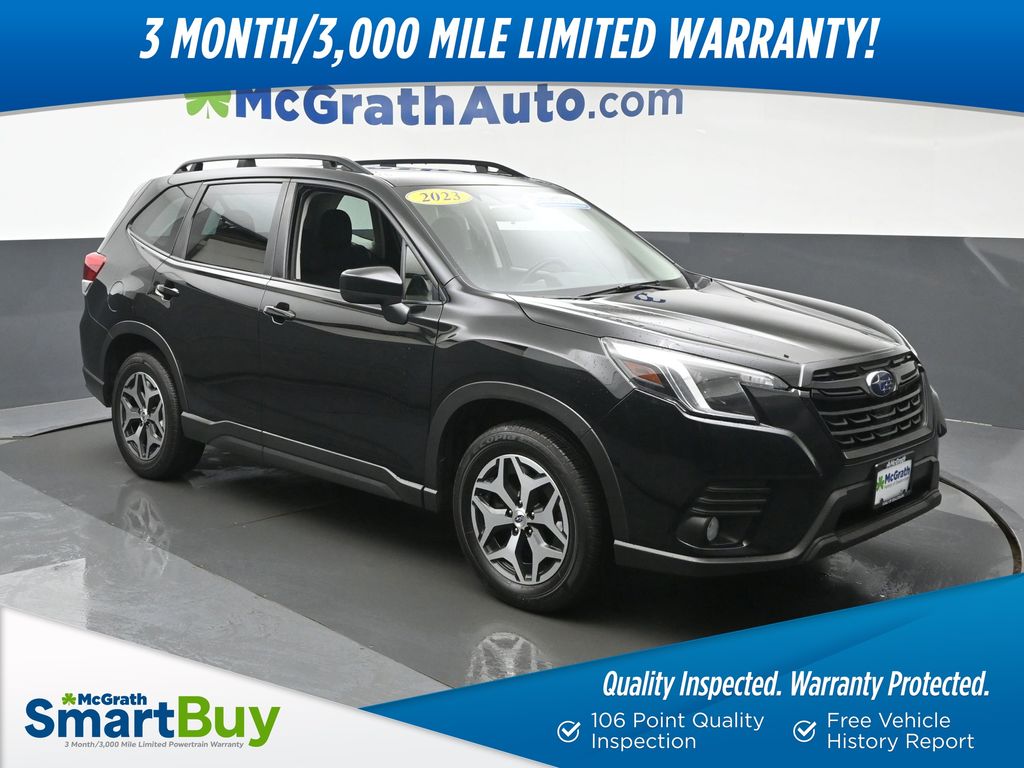 Crystal Black Silica 2023 Subaru Forester SUV / Crossover All-Wheel Drive Continuously Variable Transmission