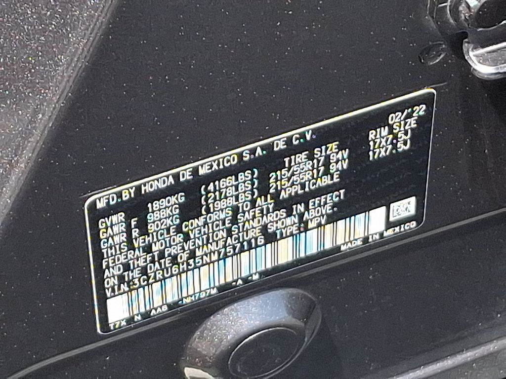 2022 Honda HR-V LX 26