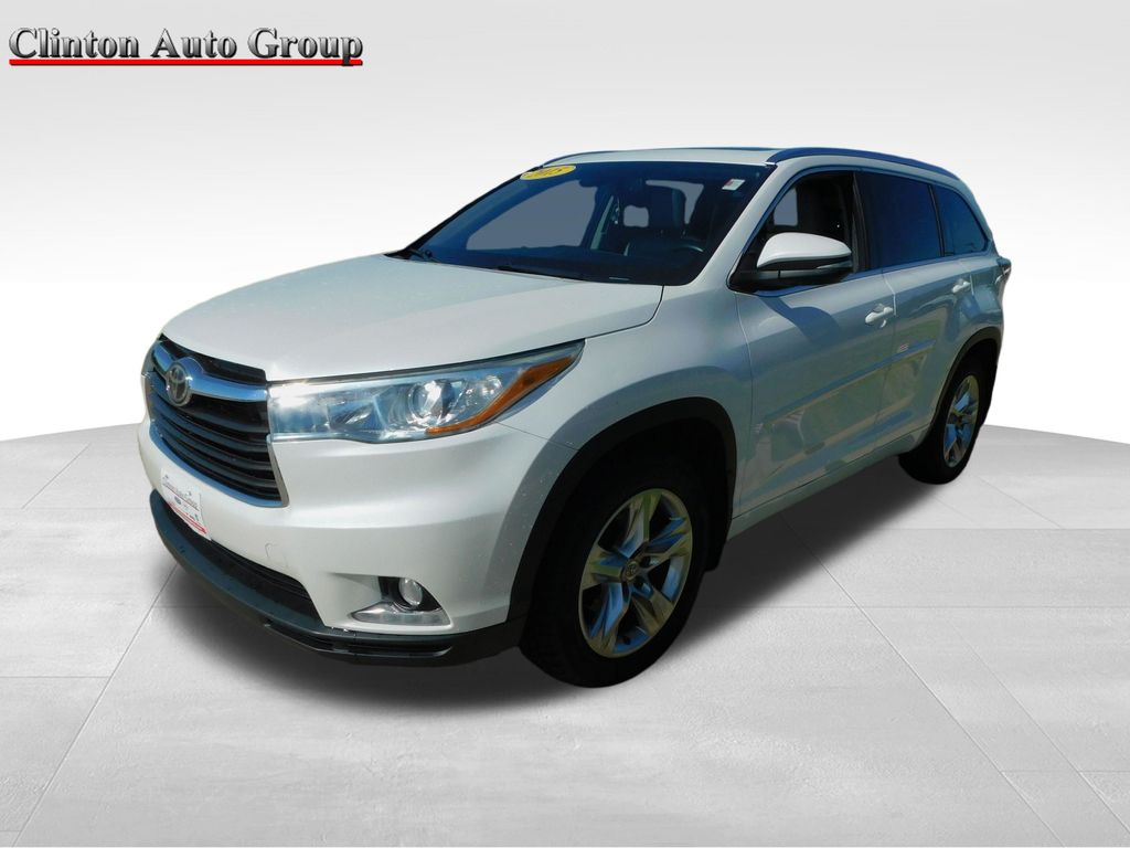 White (Blizzard Pearl) 2015 Toyota Highlander SUV / Crossover All-Wheel Drive 6-Speed Automatic Overdrive