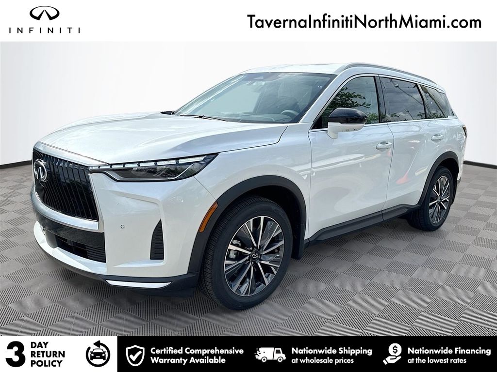 White 2027 INFINITI QX60 SUV / Crossover Front-Wheel Drive 9-Speed Automatic
