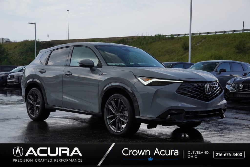 Gray / Black 2026 Acura ADX SUV / Crossover All-Wheel Drive Continuously Variable Transmission