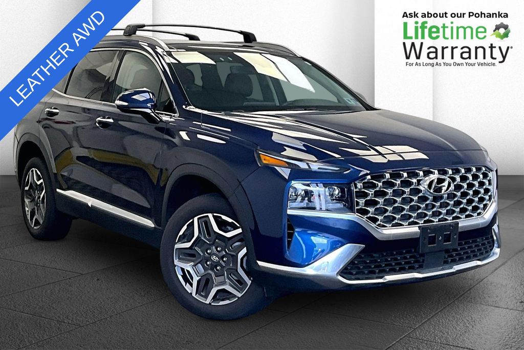 Blue (Dark) 2023 Hyundai Santa Fe SUV / Crossover All-Wheel Drive Automatic