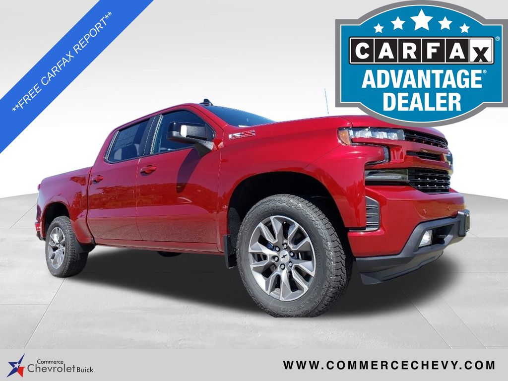 Cherry Red Tintcoat 2021 Chevrolet Silverado 1500 Pickup Truck Four-Wheel Drive 8-Speed Automatic