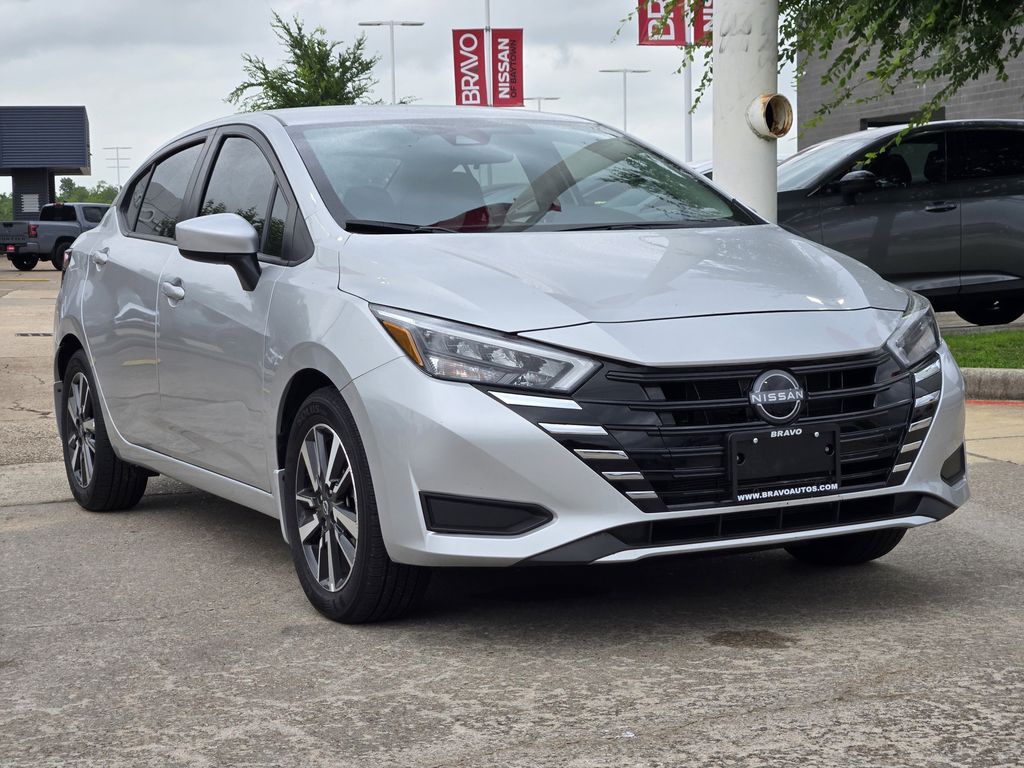 2025 Nissan Versa 1.6 SV Silver at Bravo Nissan