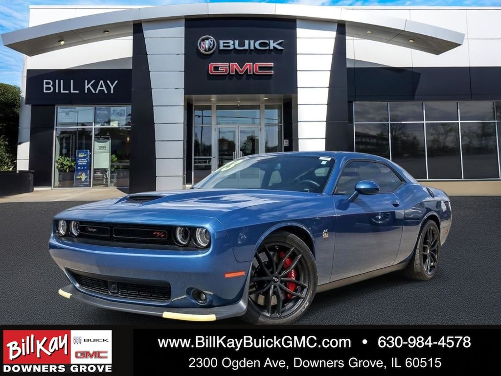 Blue (Frostbite) 2023 Dodge Challenger Coupe Rear-Wheel Drive 8-Speed Automatic