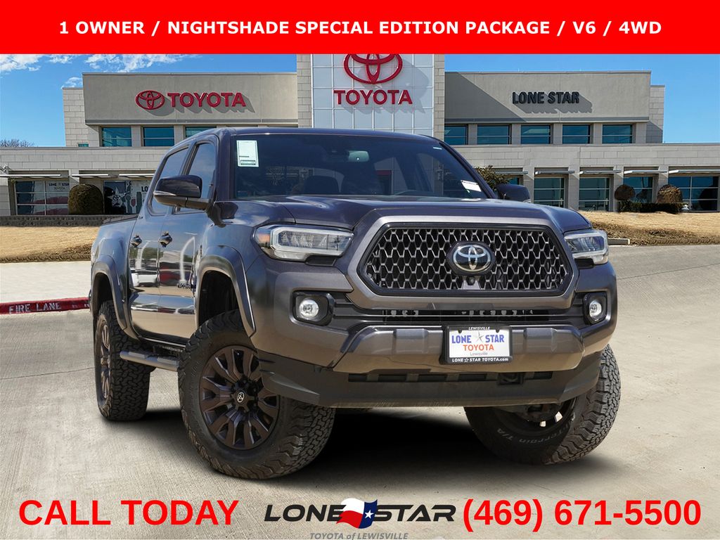 Magnetic Gray Metallic 2023 Toyota Tacoma Limited Double Cab 4WD Pickup Truck Four-Wheel Drive 6-Speed Automatic