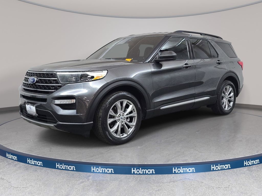 Gray (Magnetic) 2020 Ford Explorer XLT RWD SUV / Crossover Rear-Wheel Drive Automatic