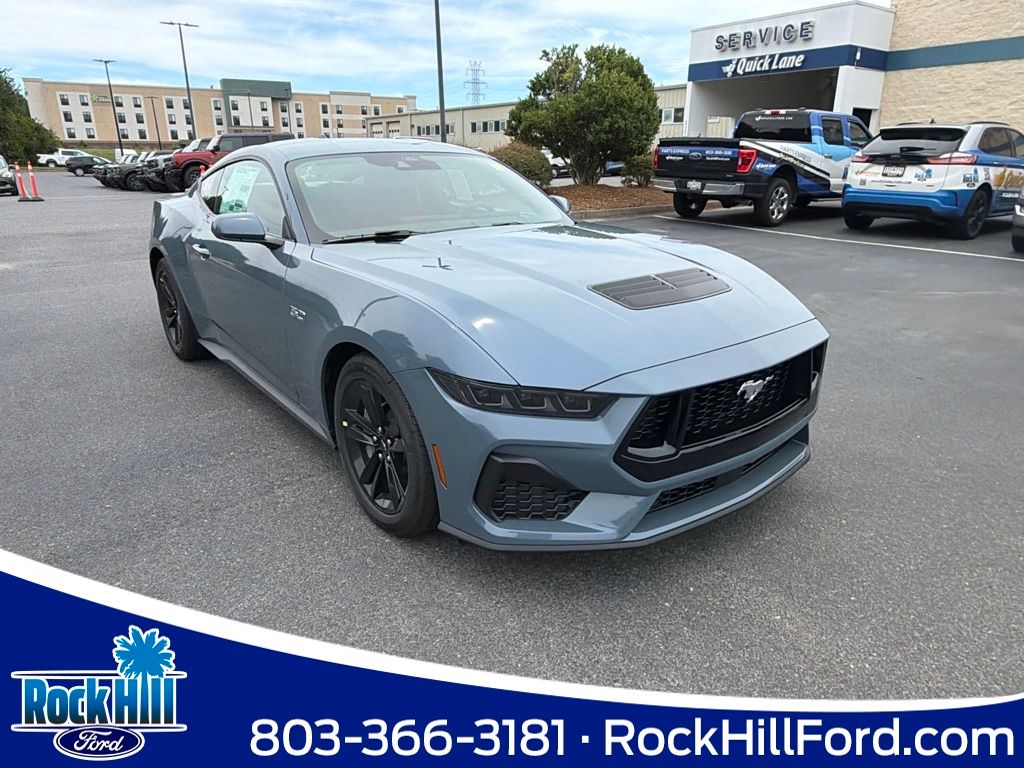 Vapor Blue Metallic 2026 Ford Mustang Coupe Rear-Wheel Drive Automatic