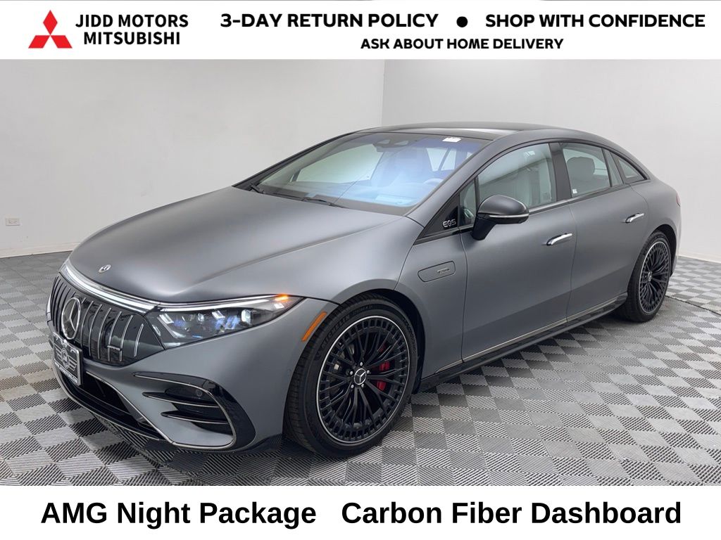 Gray 2023 Mercedes-Benz EQS Sedan All-Wheel Drive 1-Speed Automatic