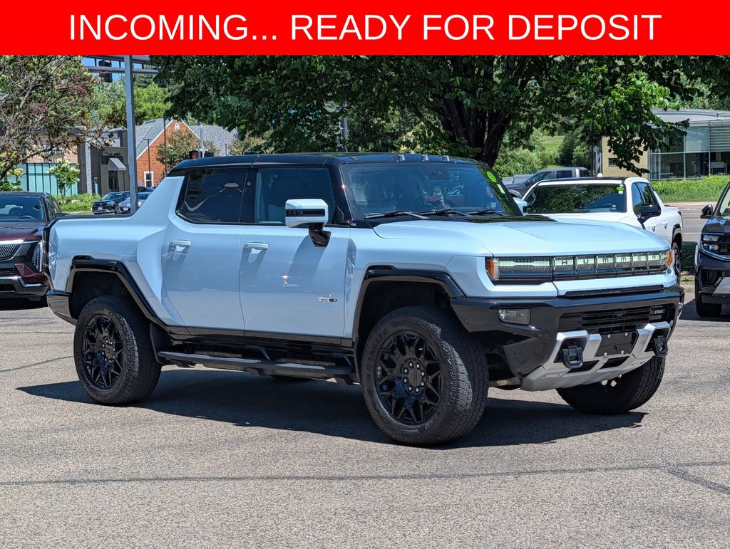 Tide Metallic (Ice Blue) 2024 GMC Hummer EV Pickup Pickup Truck All-Wheel Drive 1-Speed Automatic