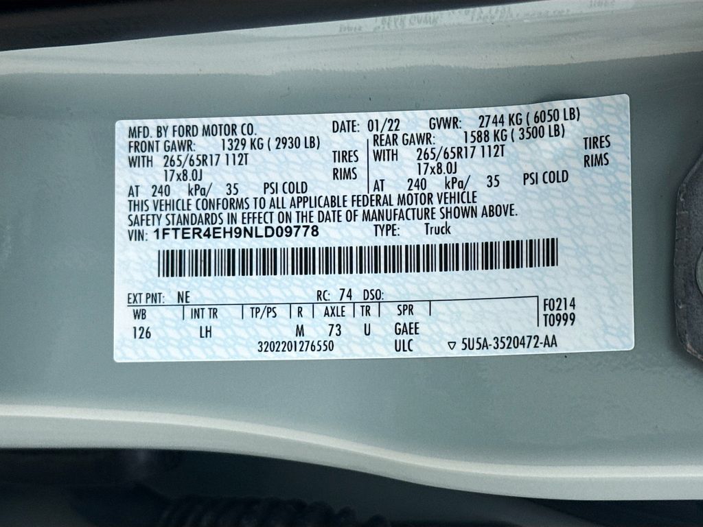 2022 Ford Ranger XLT Green at Autostrade