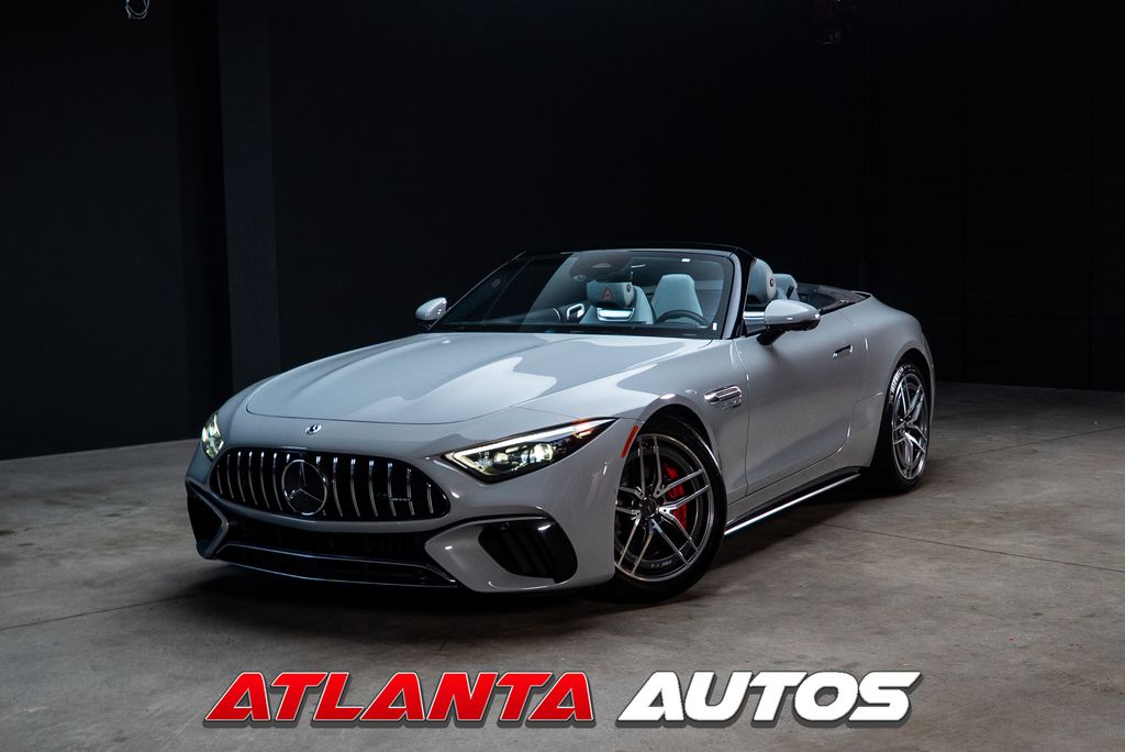 Gray 2022 Mercedes-Benz SL-Class Convertible All-Wheel Drive 9-Speed Automatic