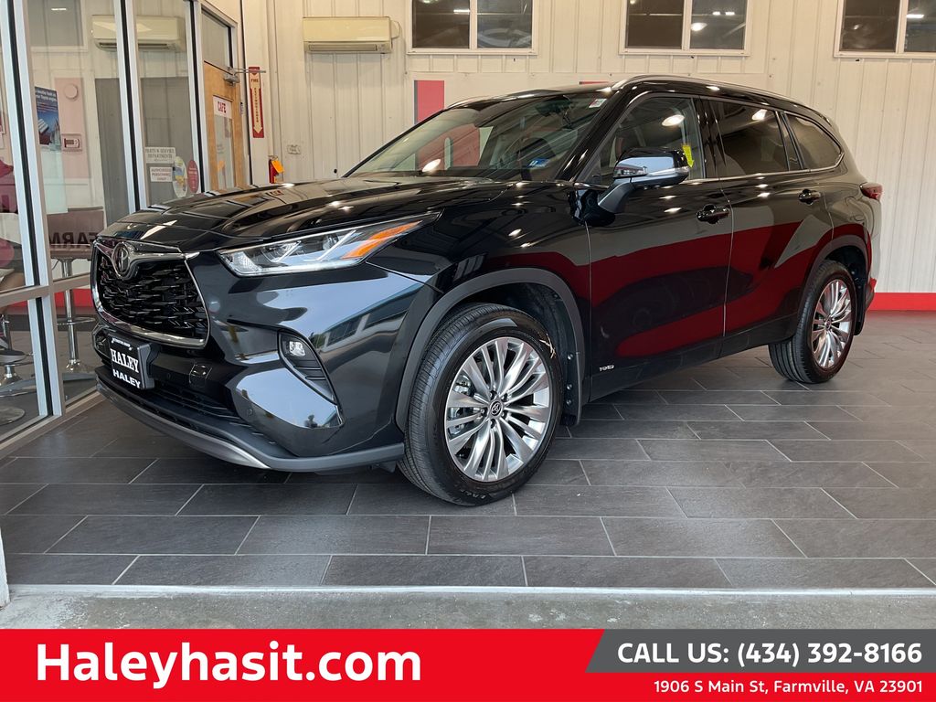 Midnight Black Metallic 2026 Toyota Highlander Hybrid SUV / Crossover All-Wheel Drive Continuously Variable Transmission