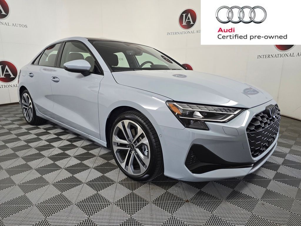 Arrow Gray Pearl Effect 2026 Audi A3 Sedan All-Wheel Drive 7-Speed Automatic