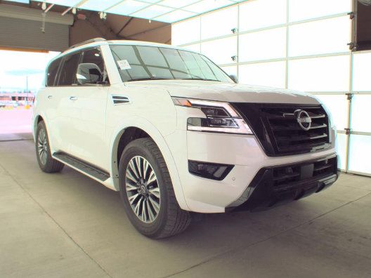 Aspen White Tricoat 2023 Nissan Armada SUV / Crossover Four-Wheel Drive 7-Speed Automatic