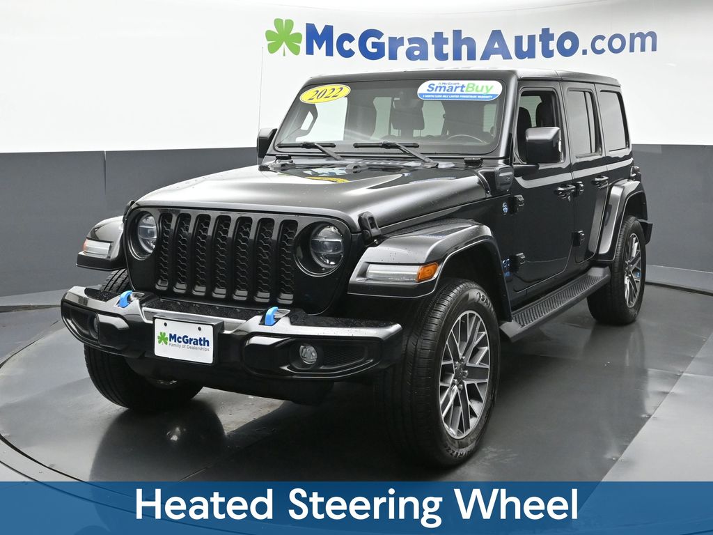 Used 2022 Black Jeep Unlimited Sahara High Altitude 4xe image 23