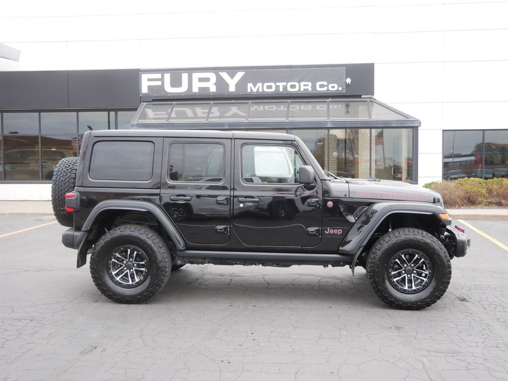 Black Clearcoat 2024 Jeep Wrangler SUV / Crossover Four-Wheel Drive 8-Speed Automatic