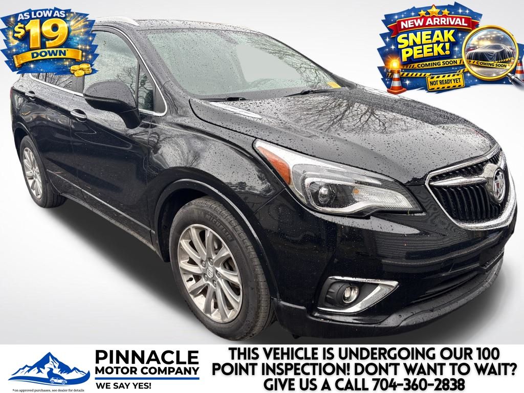 Black (Ebony Twilight Metallic) 2019 Buick Envision Essence FWD SUV / Crossover Front-Wheel Drive 6-Speed Automatic