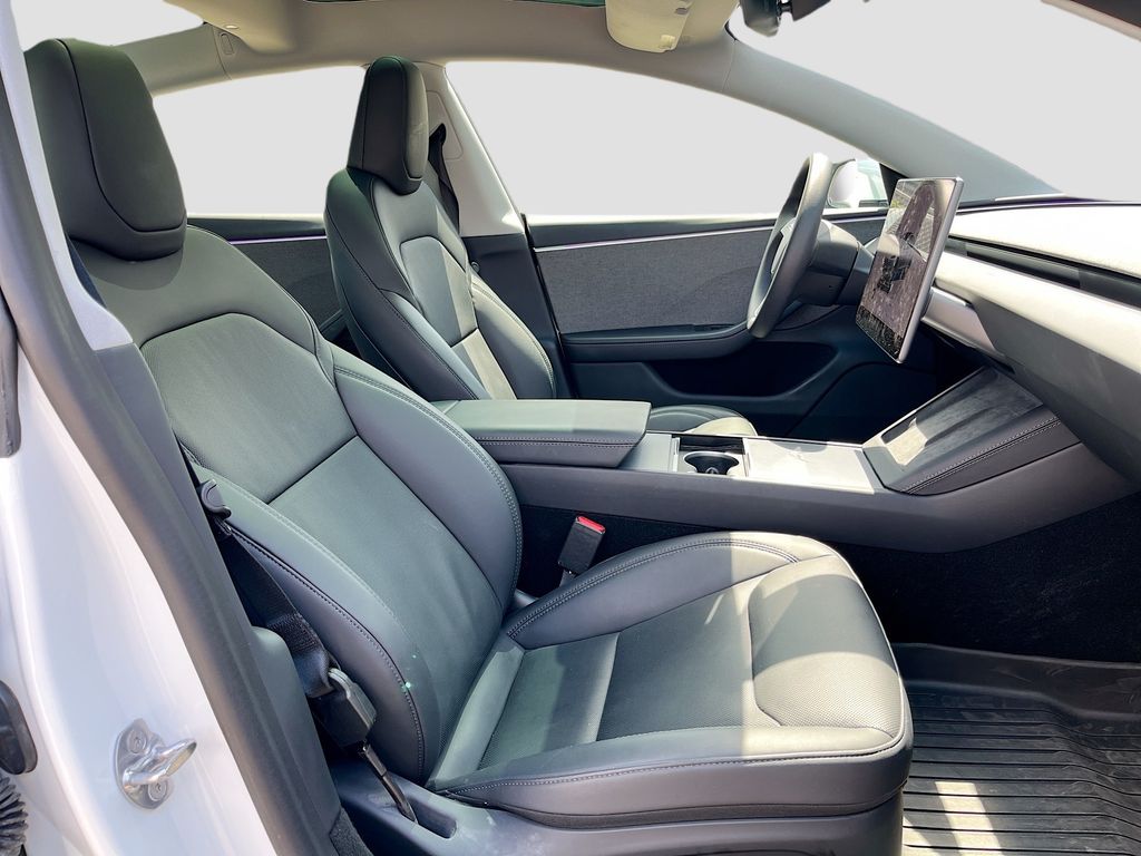 2025 Tesla Model 3 Long Range White at AutoSavvy Houston Northwest