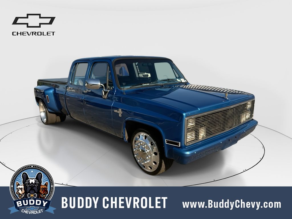 Blue 1988 Chevrolet R/V 3500 Pickup Truck Rear-Wheel Drive Automatic