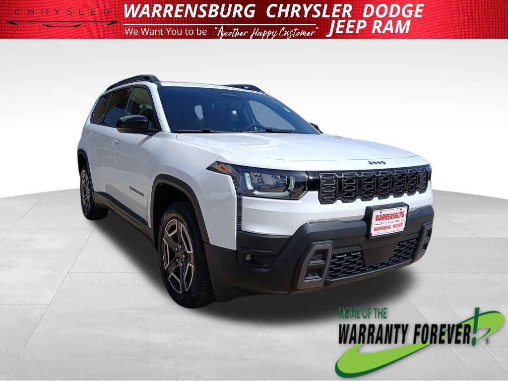 Bright White Clearcoat 2026 Jeep Cherokee SUV / Crossover Four-Wheel Drive Continuously Variable Transmission