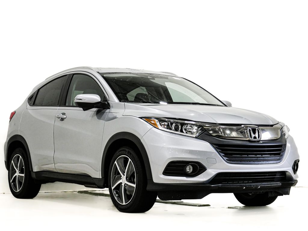 Lunar Silver Metallic 2022 Honda HR-V SUV / Crossover Front-Wheel Drive Continuously Variable Transmission