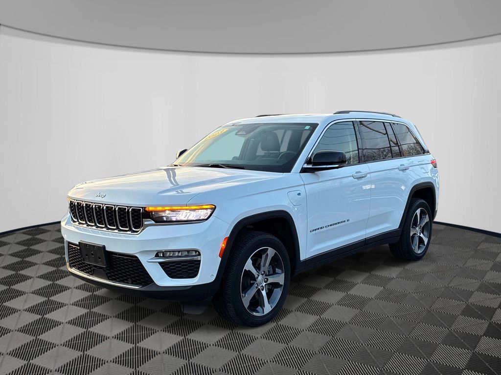Bright White Clearcoat 2023 Jeep Grand Cherokee 4xe 4WD SUV / Crossover Four-Wheel Drive 8-Speed Automatic