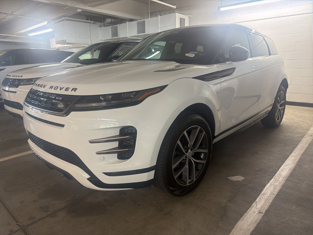Fuji White 2025 Land Rover Range Rover Evoque P250 Dynamic SE AWD SUV / Crossover All-Wheel Drive 9-Speed Automatic