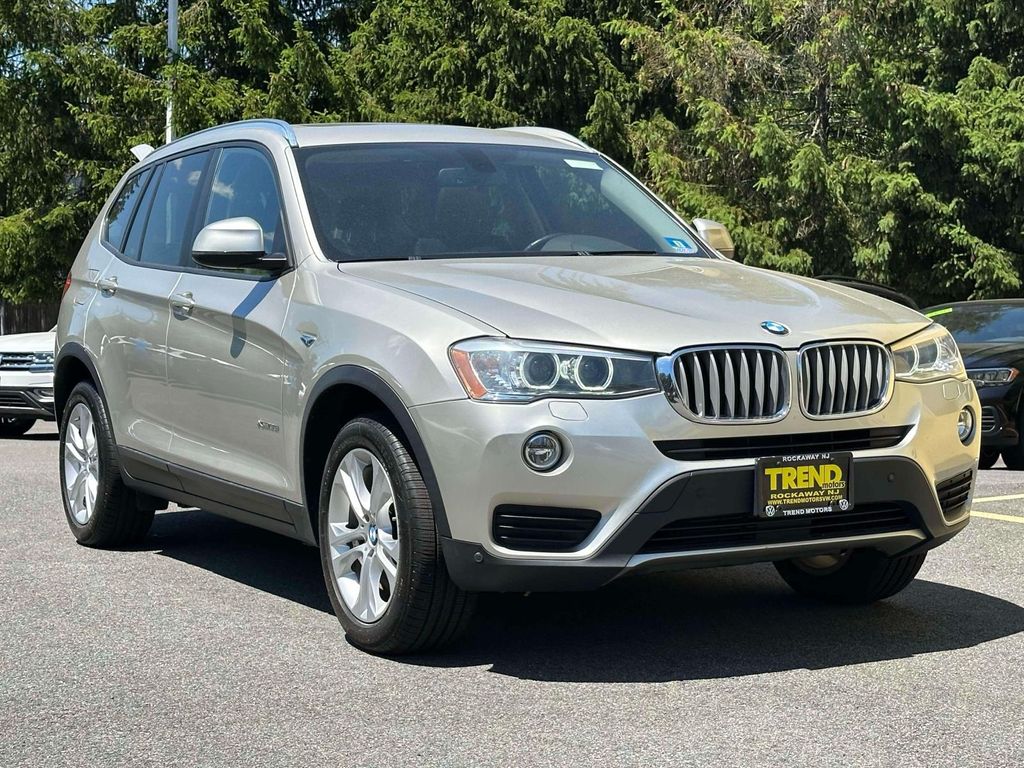 Mineral Silver Metallic 2016 BMW X3 xDrive35i AWD SUV / Crossover All-Wheel Drive 8-Speed Automatic