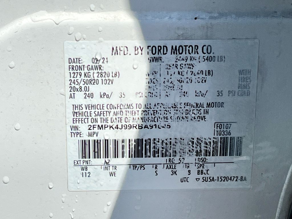 Used 2024 White Ford ST Line image 30