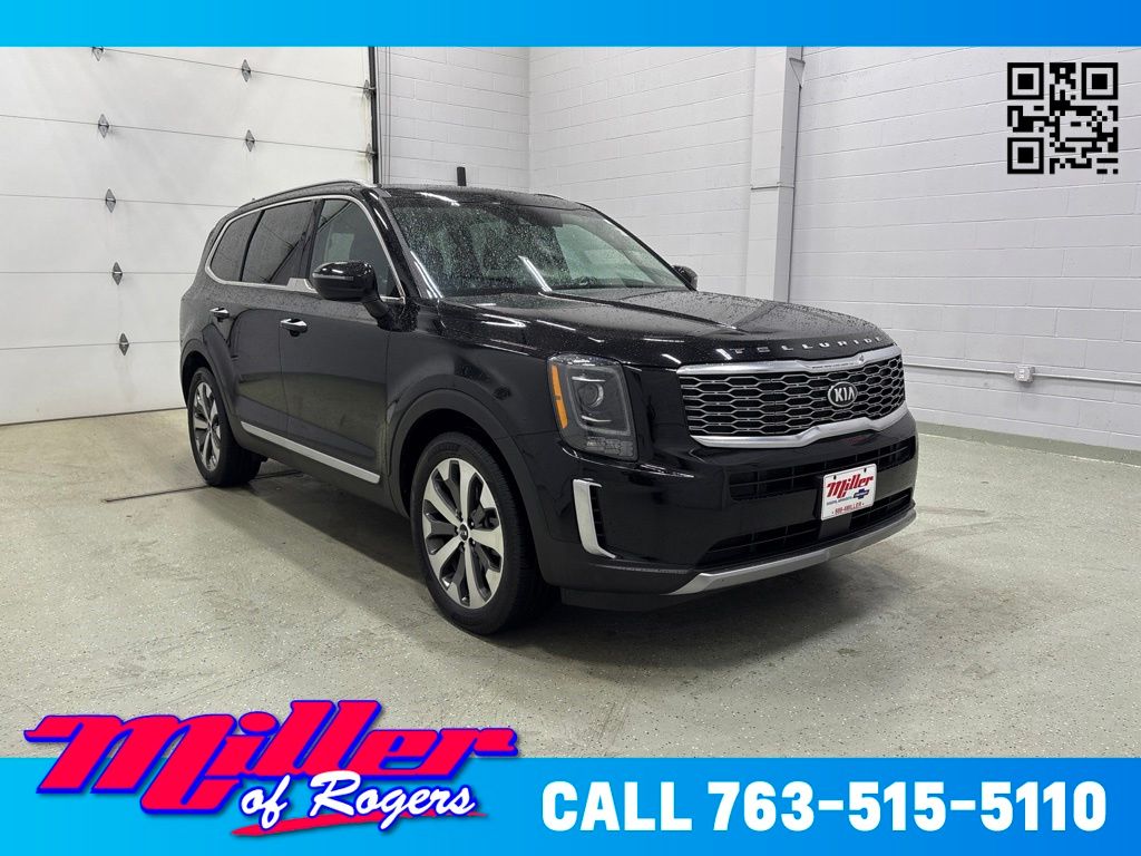 Ebony Black 2020 Kia Telluride S AWD SUV / Crossover All-Wheel Drive 8-Speed Automatic