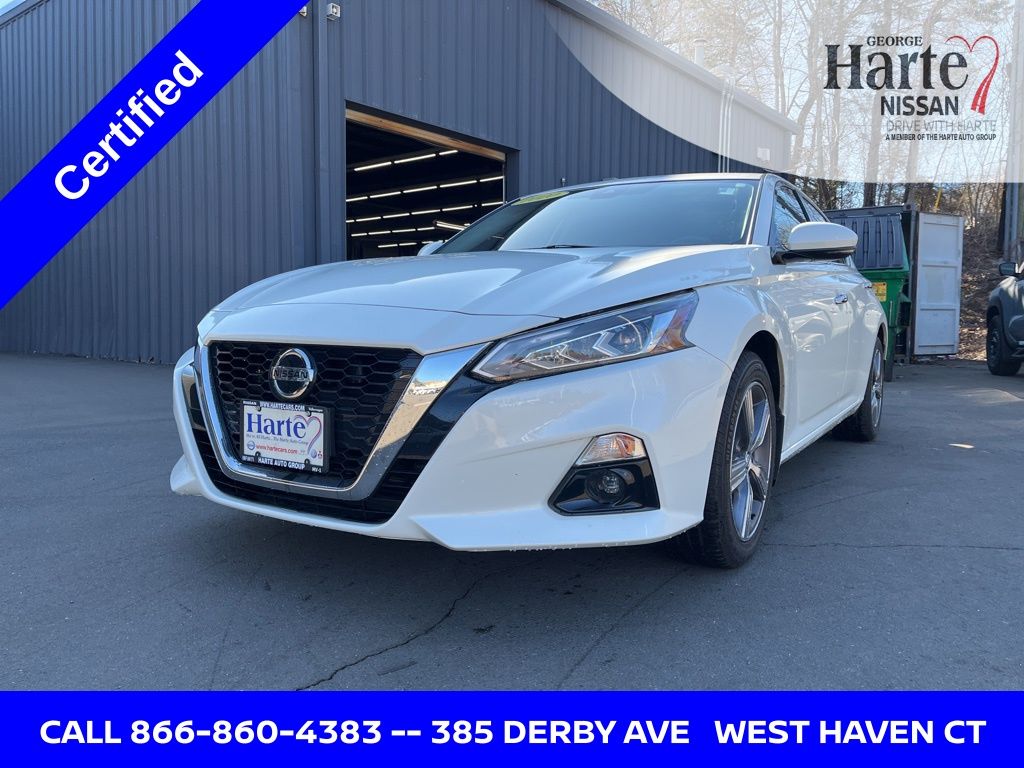 Pearl White 2020 Nissan Altima 2.5 SV AWD Sedan All-Wheel Drive Continuously Variable Transmission