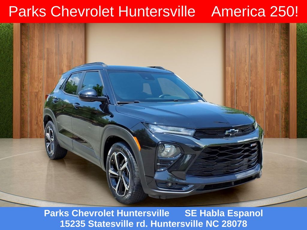 Mosaic Black Metallic 2021 Chevrolet Trailblazer SUV / Crossover Front-Wheel Drive Continuously Variable Transmission